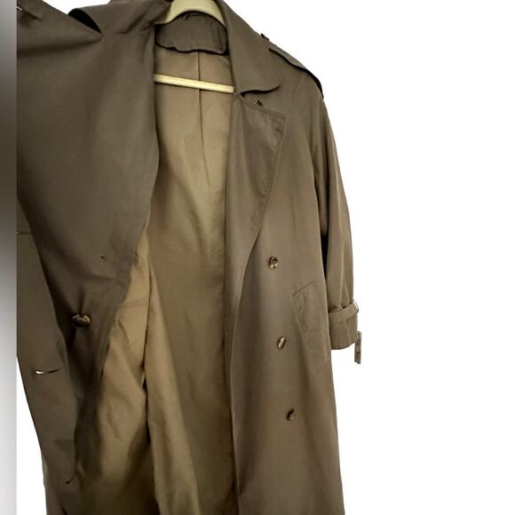 Ralph Lauren Black Label Double Breasted Trench Coat Removable Wool Liner | XL - Picture 2 of 16